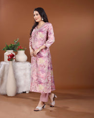 Alia Neck Kurti Set