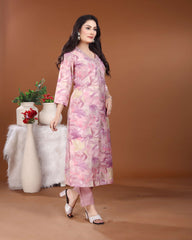 Alia Neck Kurti Set